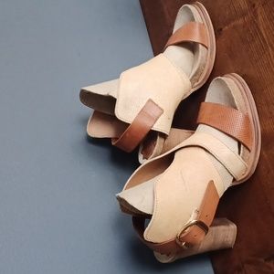 Anthropologie  Coque Terra leather  sandals